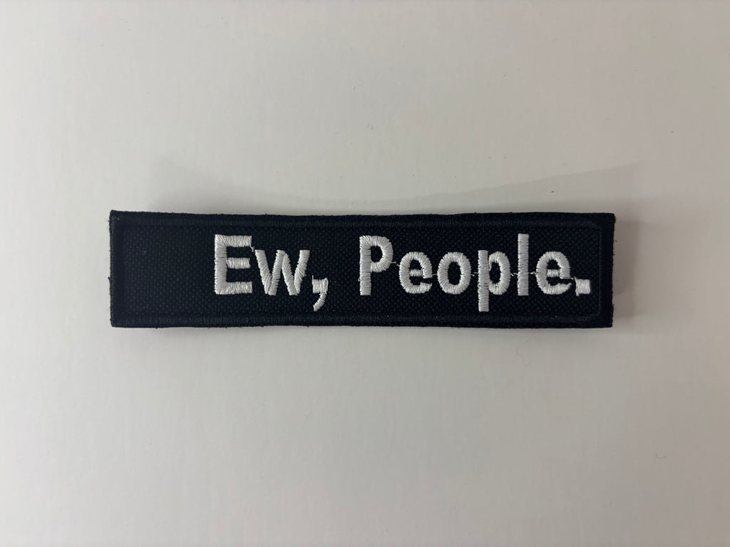 Ew People. Embroidered Flight Tag