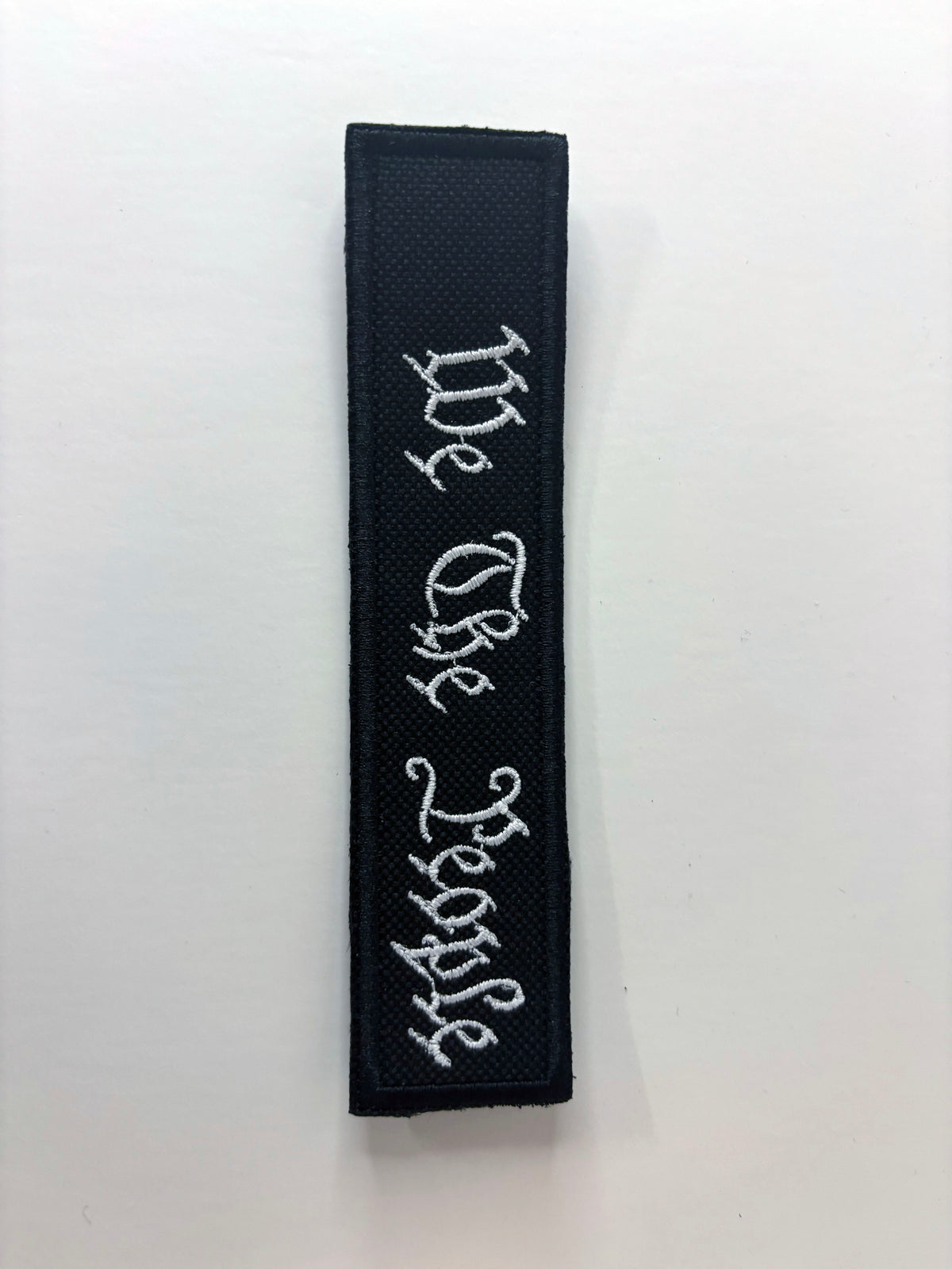 We The People Embroidered Flight Tag