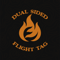 Dual Sided Custom Embroidered Flight Tag